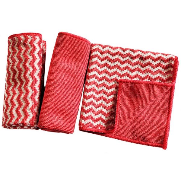 Dual-Color Microfiber Towels Wholesale Packs