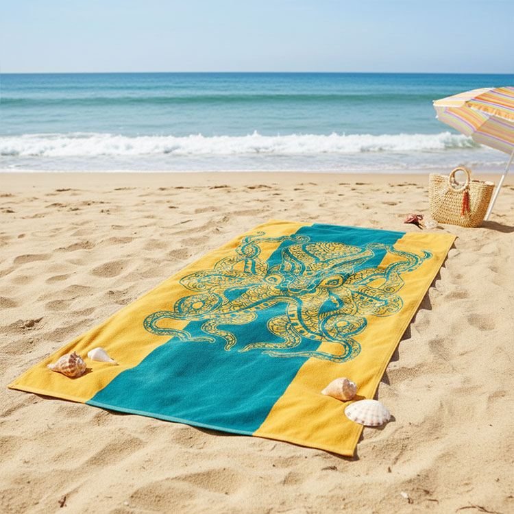 Printed Microfiber Beach Towels for Resort Retail Shops 3 Printed Microfiber Beach Towels for Resort Retail Shops